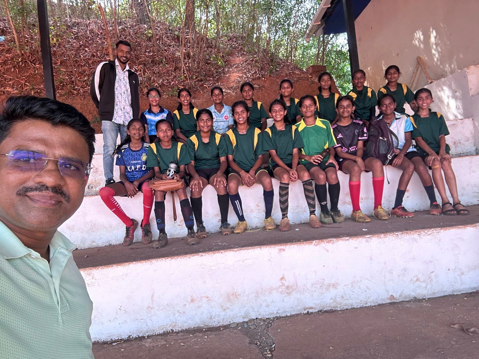 GIRLS ENTERS IN FINAL OF U 14 FOOTBALL TOURNAMENT BY DEFEATING ALMEIDA HIGH SCHOOL BY 4-0 Goals