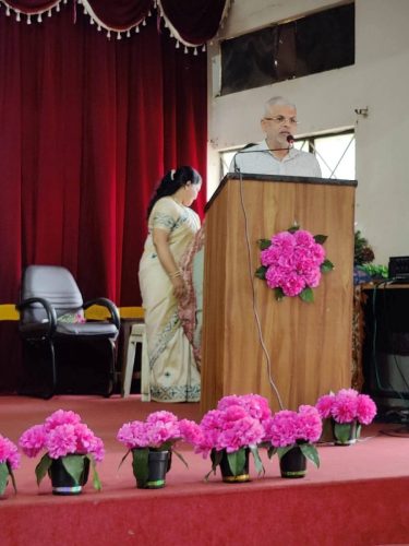 Felicitation of the Meritorious Students of GVM of March 2025 SSCE students. (2)