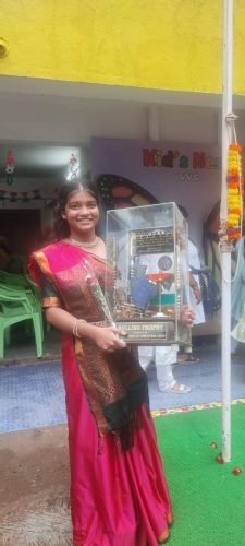 First Place in Ponda Taluka Level National Integration Group Singing Competition Organised by Kid's Nes ( (4)