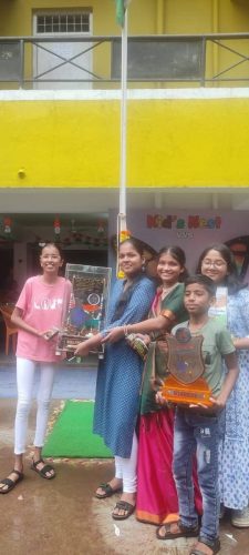 First Place in Ponda Taluka Level National Integration Group Singing Competition Organised by Kid's Nes ( (6)